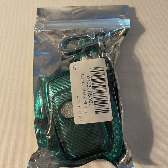 Toyota Logo fob Keychain in Green and fob cover in Green NWT - Picture 8 of 8
